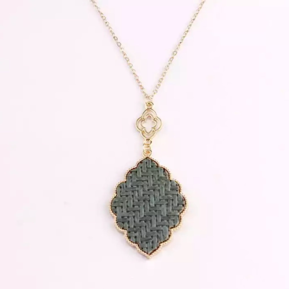 Green and Gold Necklace